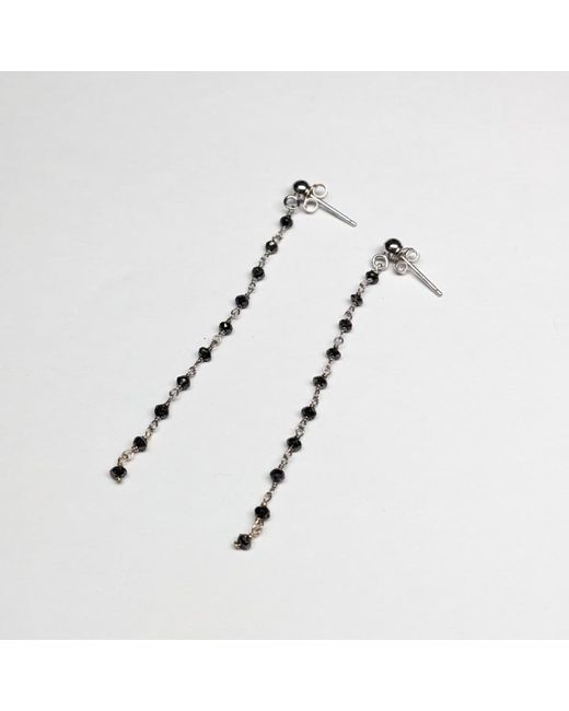 Rahul's Jewels White Genuine Diamond Long Drop Earrings