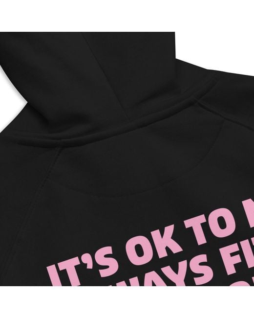 Anchor and Crew Black Five It's Ok Editions Organic Cotton Hoodie for men