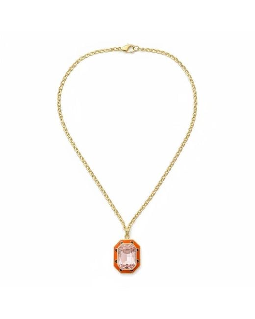 By Virgo Brown Gemma Rosa Necklace