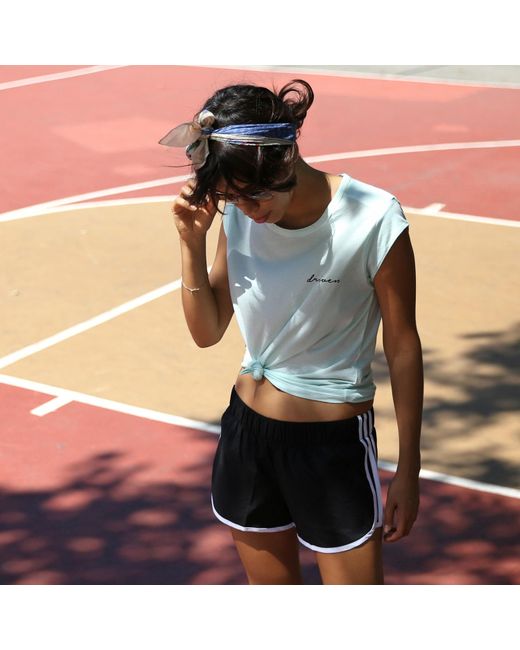 Misha Vaidya Blue Driven Tee