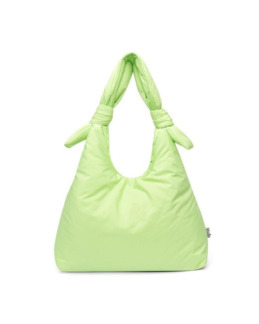 Lefrik Green Biwa Puffy Bag Lime