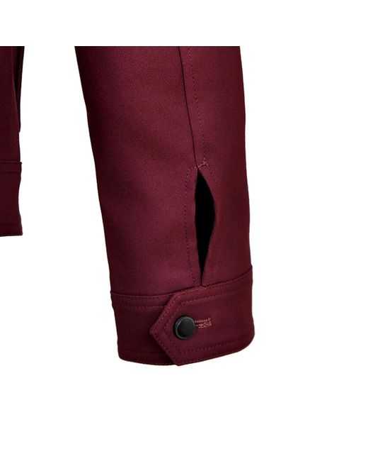 DAVID WEJ Red Ashford Trucker Set for men