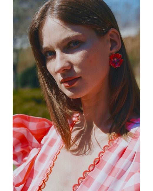 The Pink Reef Red Small Double Florals