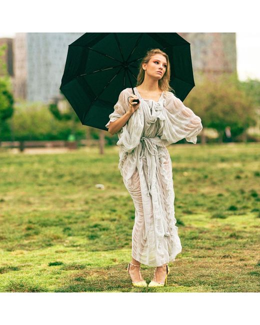 Miro Misljen White Zephyr Cloud Dress