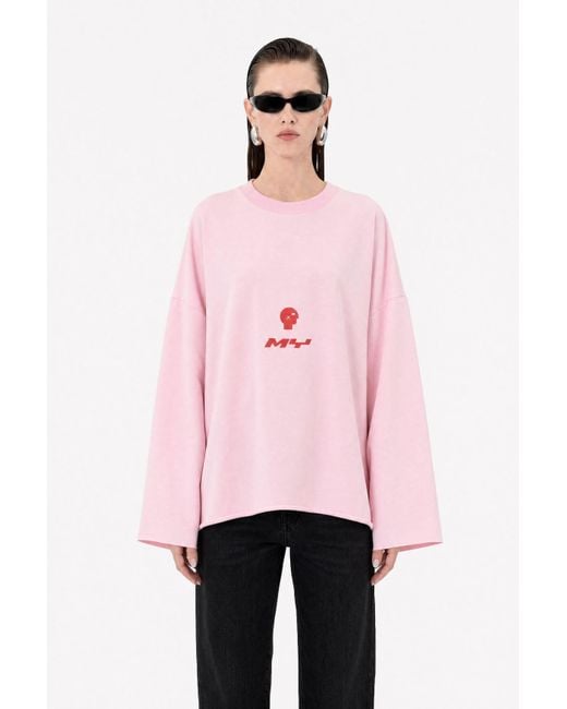 mysimplicated Pink Mystudios Oversized Tee