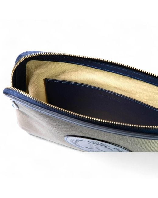 Jocosa Women's Blue Solid Clutch Bag