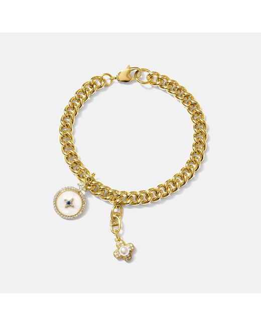 Alexie of Athens Metallic Oracle Guiding Charm Bracelet