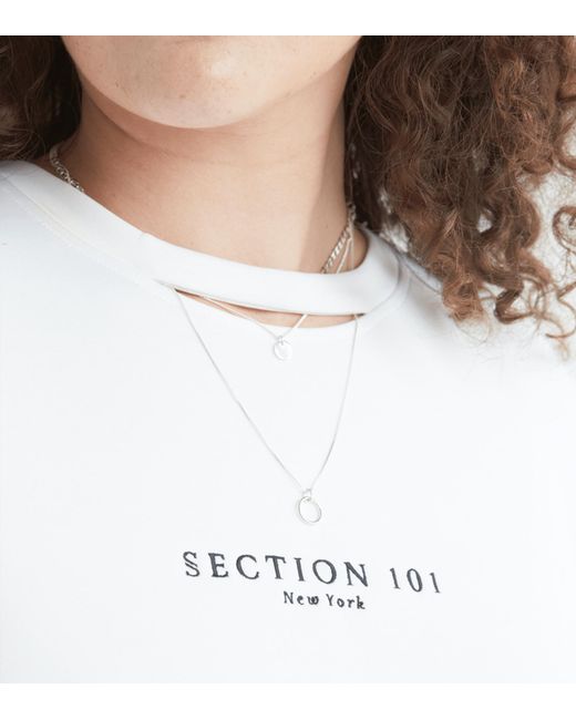 SECTION 101 White Madison Tee