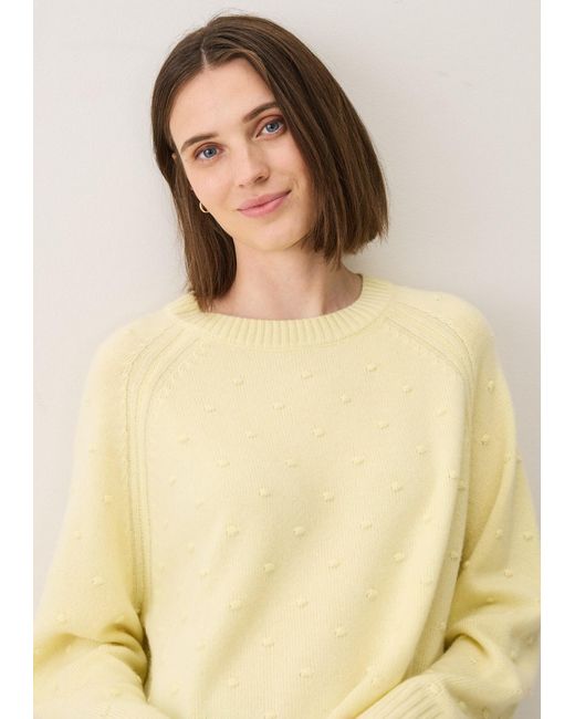 Loop Cashmere Yellow Bobble Sweater