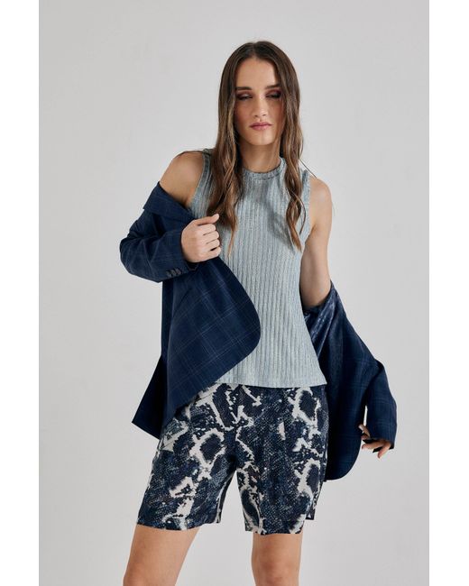 Lindsay Nicholas New York Blue Freya Short