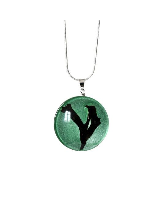 Laura Daili Green Baltic Sea Whisper Pendant