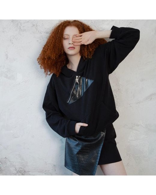 Mirimalist Blue Piton Sweatshirt