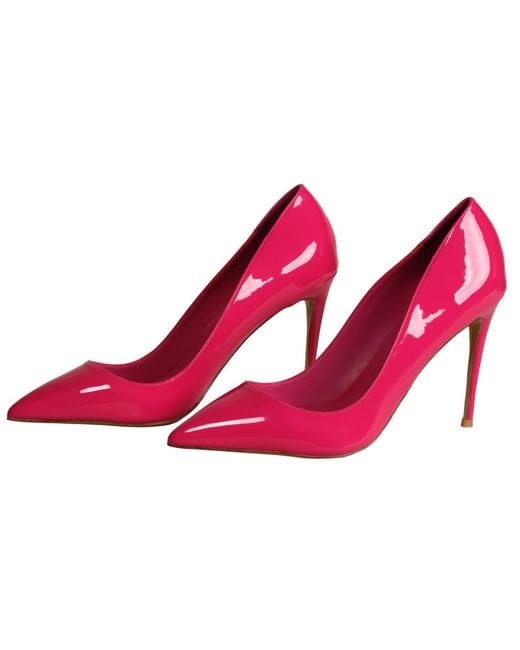 Subashini Heels Pink Fuchsia Mirror Stiletto Pumps