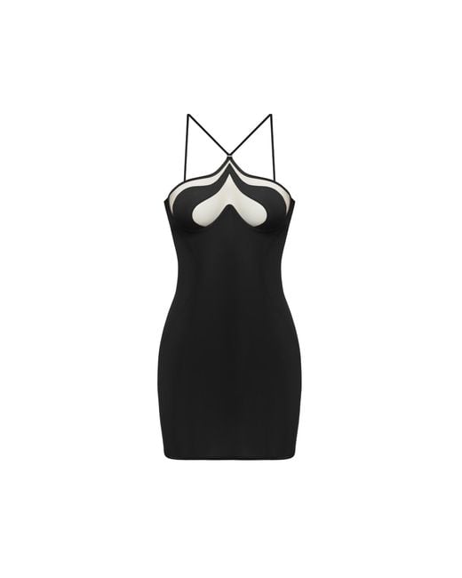 GOD SAVES QUEENS Black Mia Dress