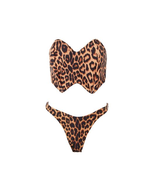 Siren Swimwear Brown Neutrals Siren Taylor Thong Bottoms