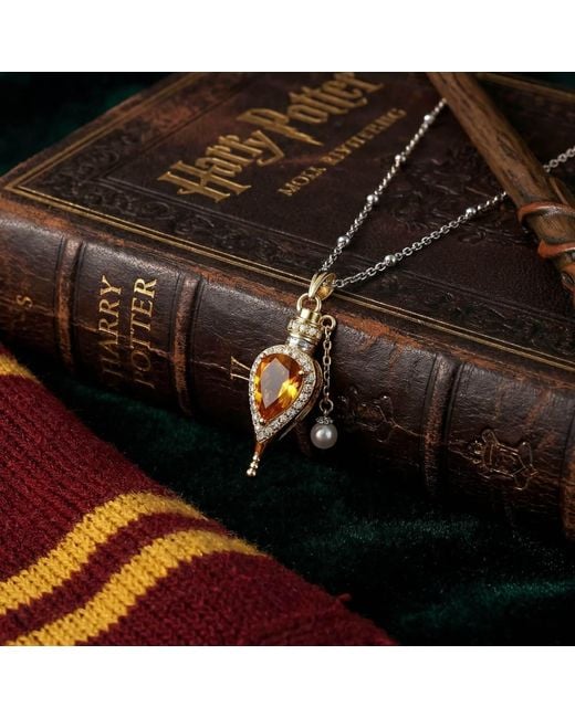 Azura Jewelry New York Metallic Elixir Of Fortune Necklace Vermeil