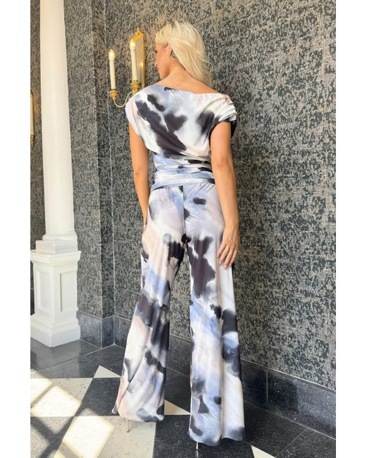 Atom Label Gray Neutrals Carbon Jumpsuit
