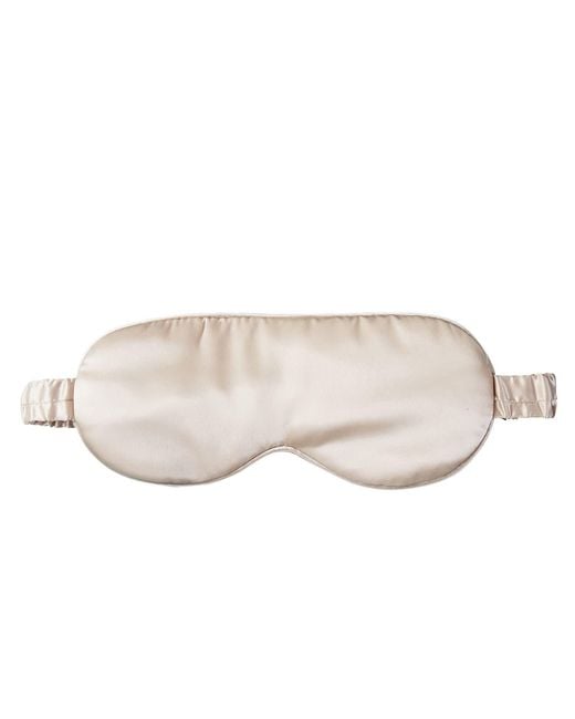 Soft Strokes Silk Multicolor Neutrals Pure Mulberry Silk Eye Mask Set Of Two