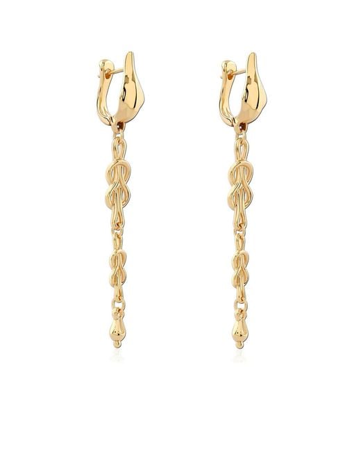Astor & Orion White Hecate Knot Dangle