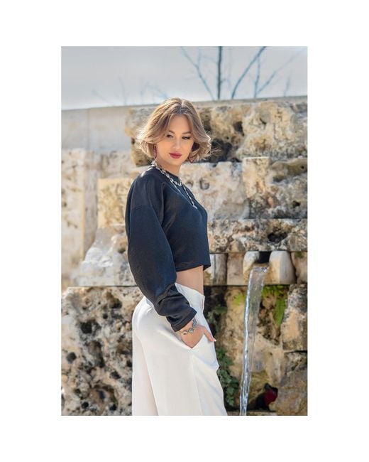 Le Réussi Black Sophie Top