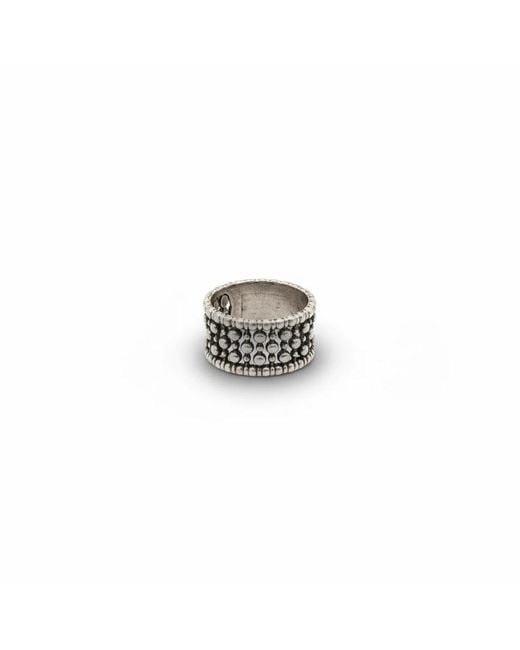 By Virgo White Erya Ring