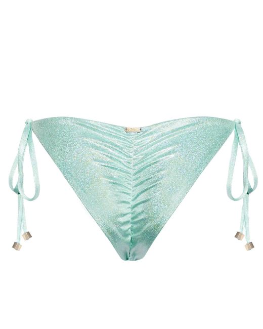 Enez Swim Blue Nova Scrunch Bikini Bottoms