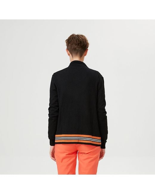 Smart and Joy Black Cardigan With Contrasting Edges