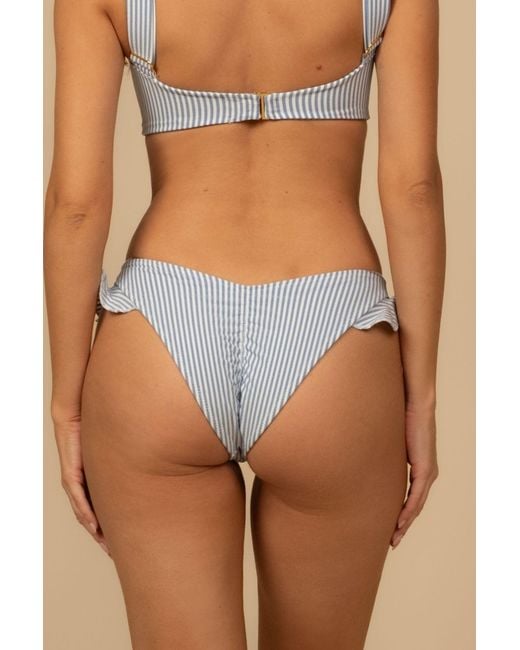 Montce Blue Classic Stripe Kelly Bikini Bottom