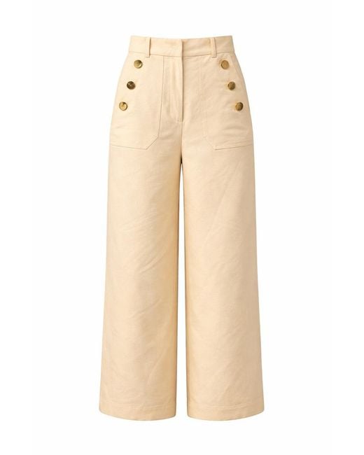 Exquise Natural Neutrals Petra Wide Leg Pants