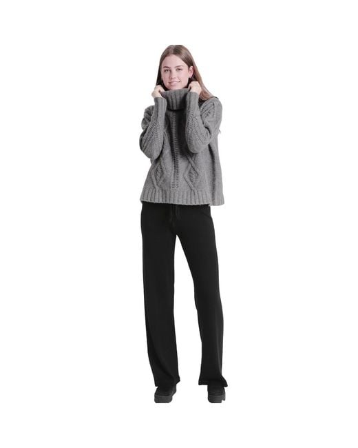 tirillm Black Andrea Merino Wool Trouser