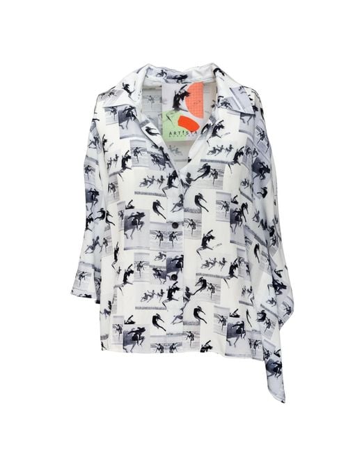ARTISTA Blue Ask Blouse