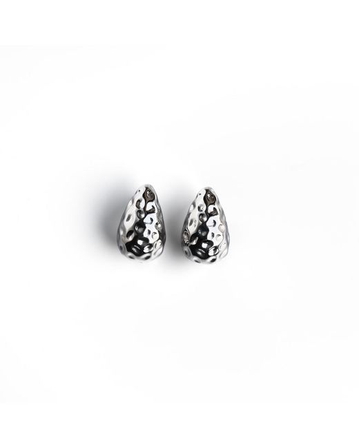 Superdivajewellery Metallic Jamelia Pear Drop Earrings