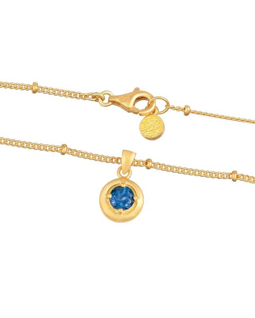 Moon London Metallic London Topaz Vermeil Necklace