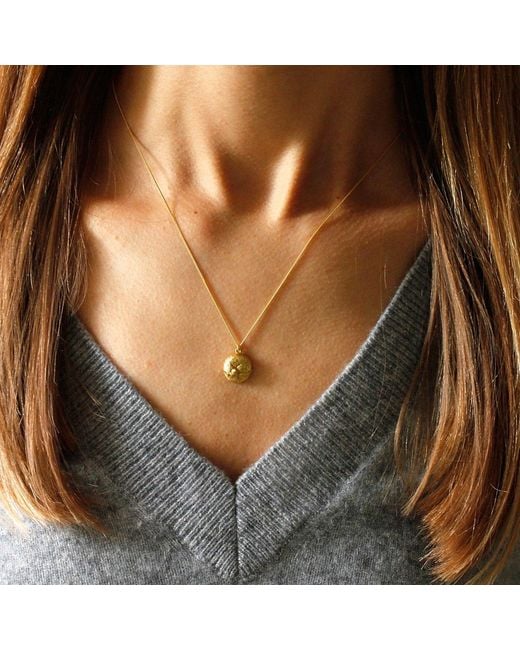 Lee Renee Metallic Fox Necklace – Small, Sleeping