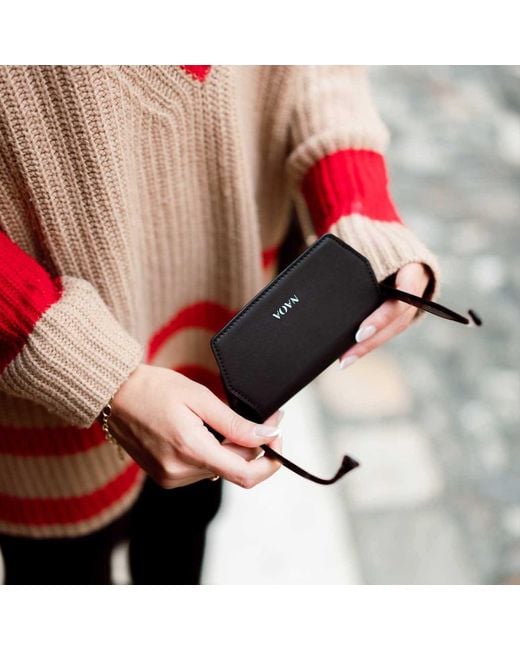 Naoa Black Slim Glasses Case