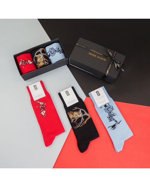 Peper Harow - Made in England Black Alice's Adventures for men
