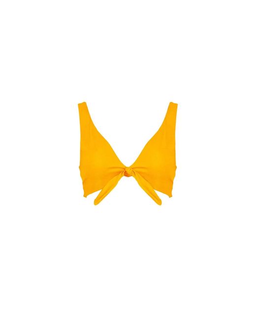 Cherina Beachwear Llc Yellow Stephany Top