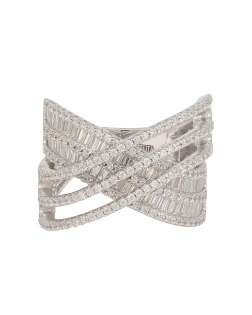 Latelita London Gray Forever Entwined Cocktail Ring