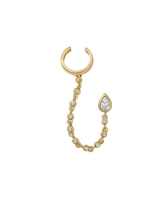 Alexie of Athens Metallic Lili Chain Cuff Earring