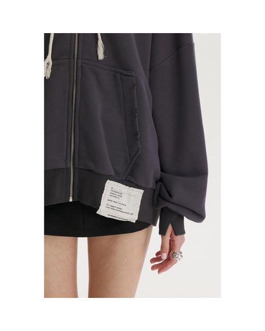 mysimplicated Gray Dept. Graphite Hoodie for men