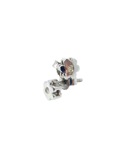 Tg-Jewellery by Tamara Gervasio Metallic Flower Diamond Stud Earrings