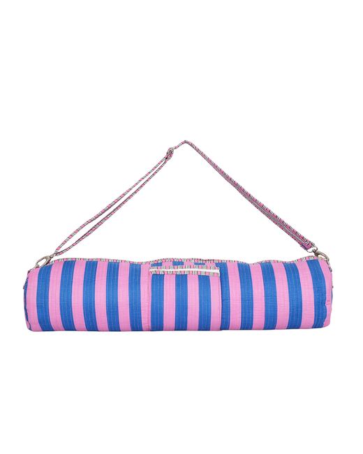 Conscious Yoga Collective Green The Striped Cotton Yoga Bag