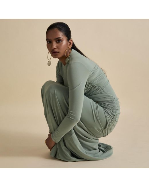 Celestine & Mae Green Jade Maxi Dress