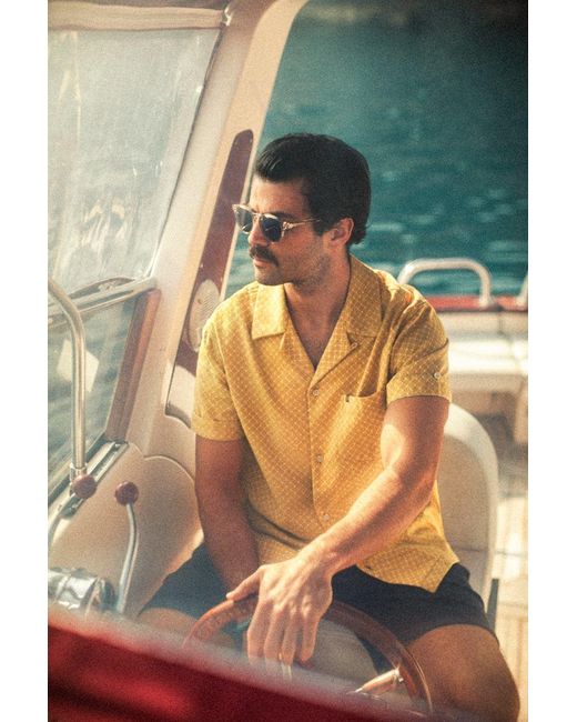 &SONS Trading Co Yellow Vista Shirt for men