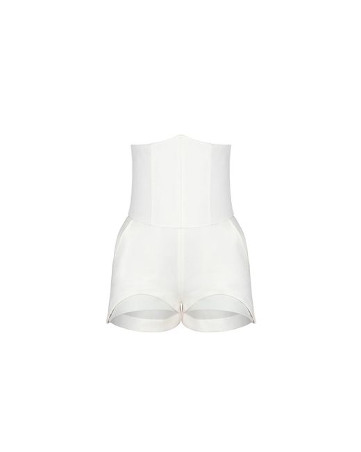 Vestiaire d'un Oiseau Libre White Pearl Corset Trousers