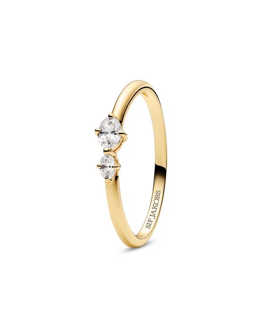 Sif Jakobs Jewellery Metallic Ring Ovale Due