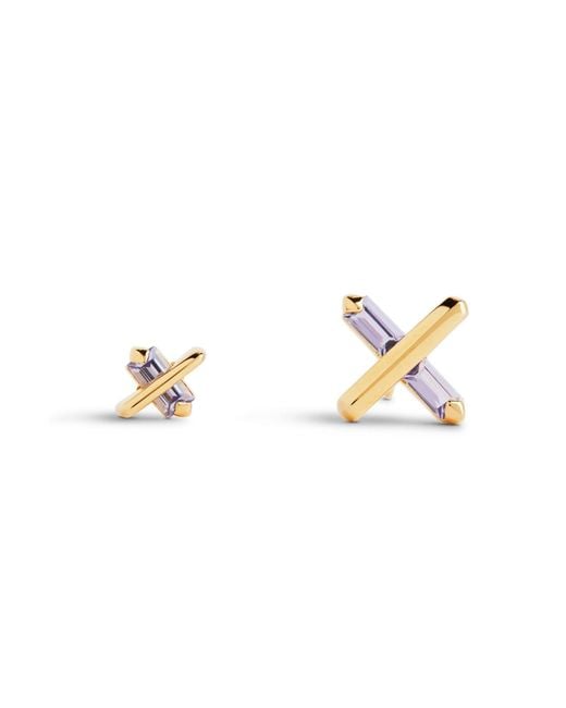 Kasun Metallic Butterfly Kiss Earrings