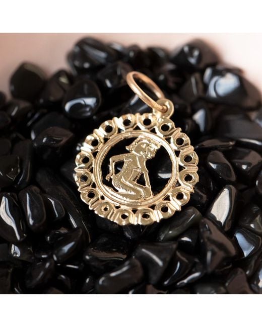 Maya Brenner Metallic Zodiac Pendant