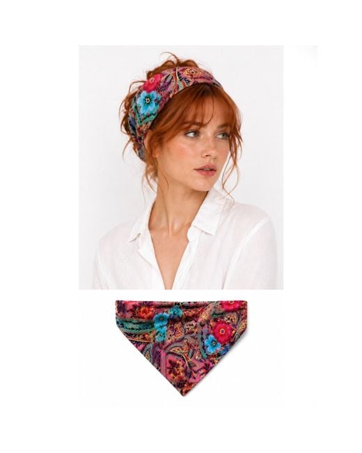 Introvertie VIENNA Red Silk Scarf
