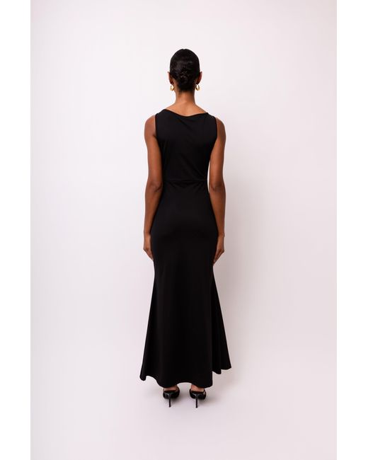 Amy Lynn Black Harlie Heart Cut Out Maxi Dress